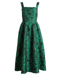 French Jacquard Sleeveless Dress