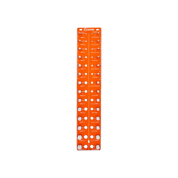 SAKER® Nut and Bolt Thread Checker