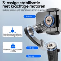 Slimme 3-Assige Gimbal Met Ai-Tracking – Professioneel Videofilmgereedschap
