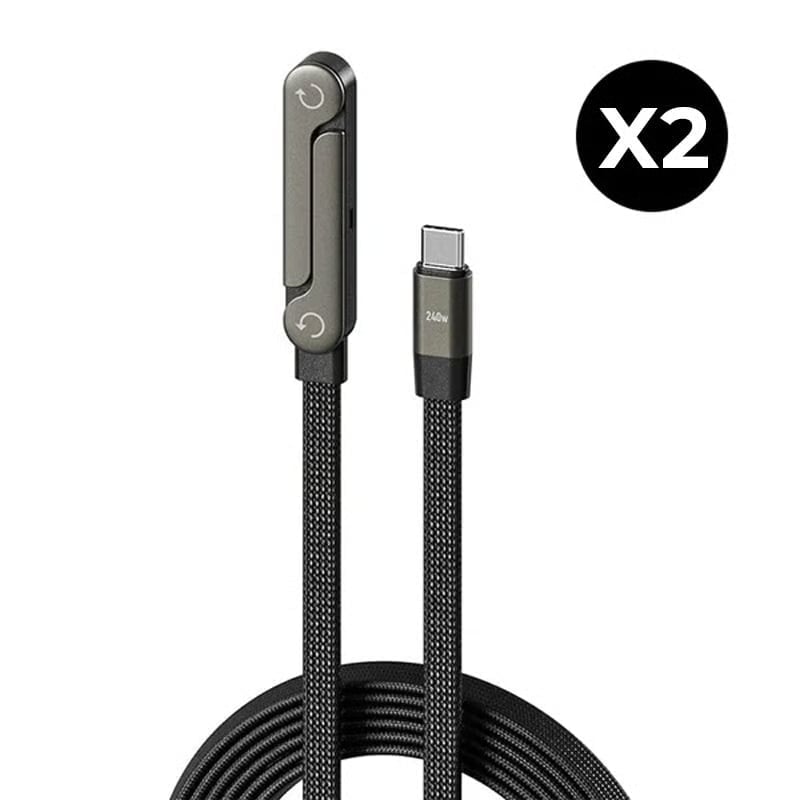 2-in-1 Invisible Holder Charger Cable