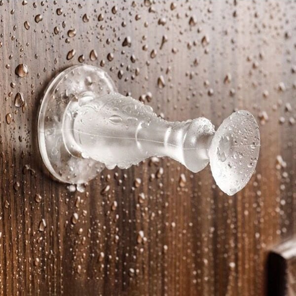 Arrêt de porte anti-collision en silicone transparent