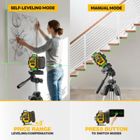 Sakerplus® Self-Leveling Laser Level With Tripod