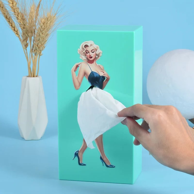Nieuwe stijl Flying Skirt Tissue Box