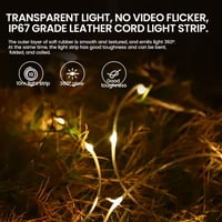 SAKER® Solar Camping String Lights