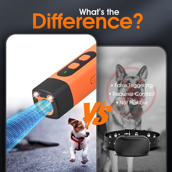 Mini Rechargeable Ultrasonic Dog Repeller and Anti-Barking Device