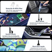 Portable Cordless Car and Home Vacuum Cleaner