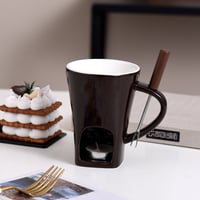 Multifunktionaler Keramik-Fondue-Becher