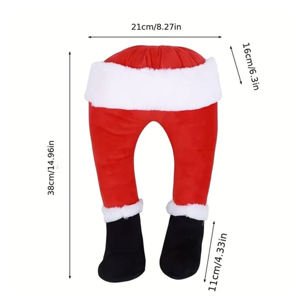 Juldekoration med tomteben