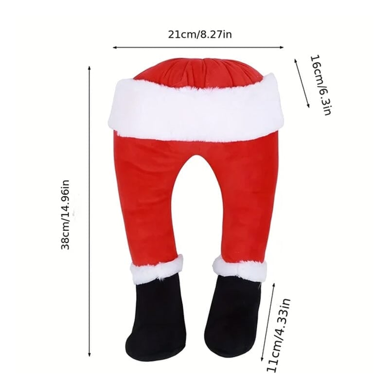 Juldekoration med tomteben