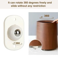 360° Furniture Sticky Mini Mobile Swivel Wheels