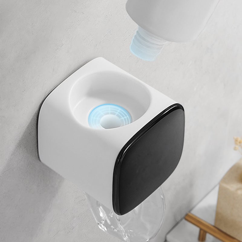 Wall-mounted toothpaste squeezer