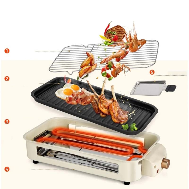 SAKER® Elektrische Binnengrill