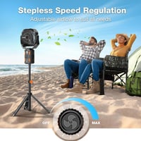 Kexon™ Camping Fan with Light & Power Bank