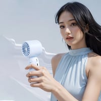 Foldable Ice Cooling Handheld Fan