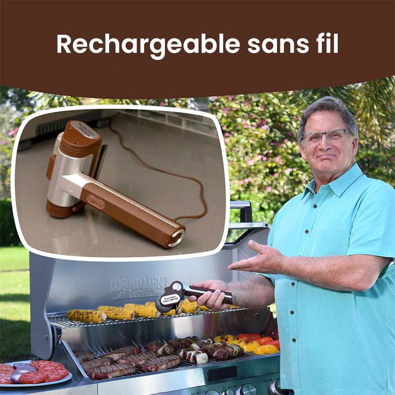 Nettoyeur électrique pour barbecue sans poils