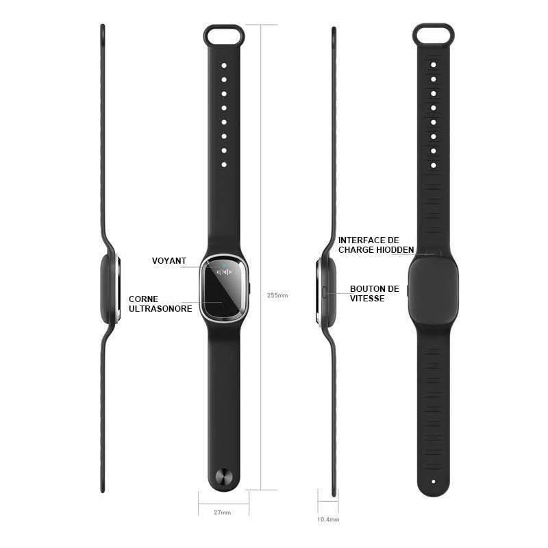 Bracelet Anti-moustique Ultrasonique