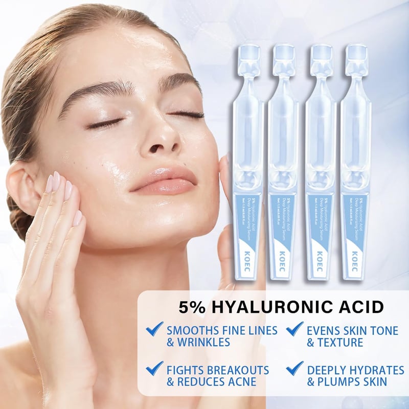 Hyaluronic acid and Vitamin C single-use essence