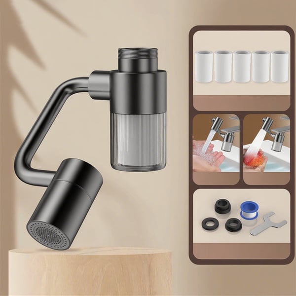 Rotatable Faucet Aerator Extension