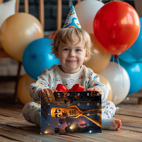 24 Pcs Advent Calendar Acrylic Figures