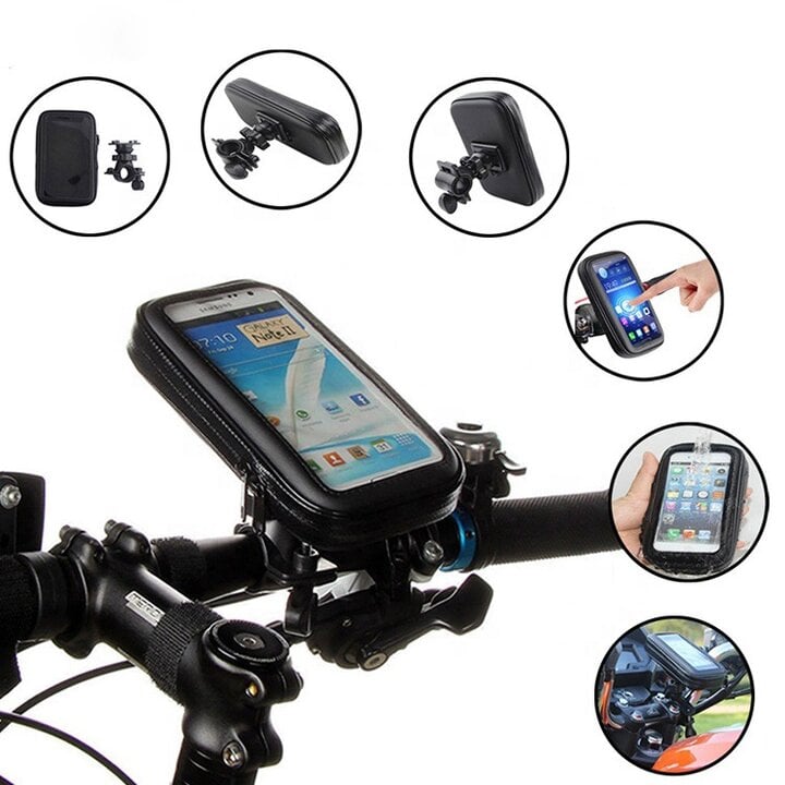 Waterproof Bicycle & Motorcycle Phone Bracket Holder