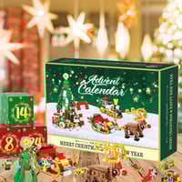 Sakerplus New Advent Calendar Children's Christmas Building Blocks