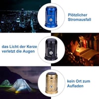 Solar wiederaufladbare LED Laterne für Camping, mit Lithiumbatterie