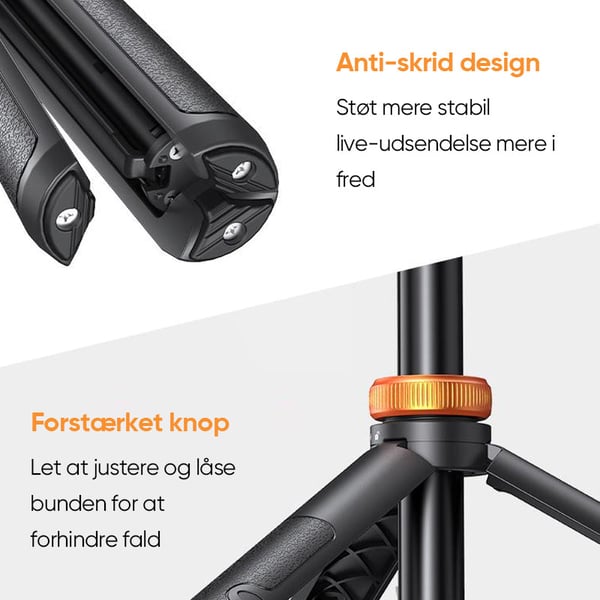 Selfie Stick-stativ med Bluetooth-fjernbetjening