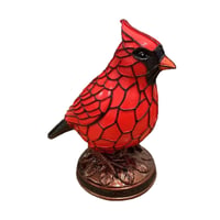 Resin Red Bird Table Lamp Ornament