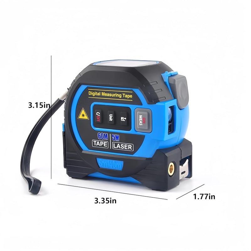 Sakerplus® Portable 3-in-1 Infrared Laser Tape Measuring