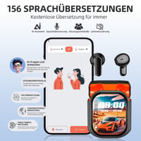 👂HD-Farbbildschirm, intelligente Rauschunterdrückung, Kopfhörer mit KI-Übersetzung