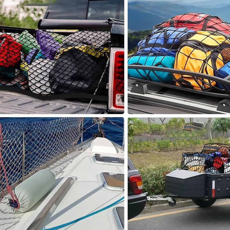 Truck Cargo Net Organizer for Trunk Storage