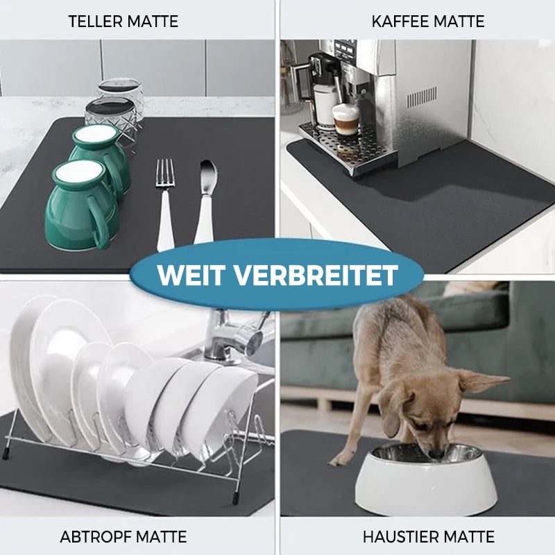 💦Super saugfähige Abtropfmatte für die Küche