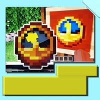 Minecraft Stil Klokke Borddekor