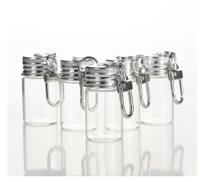 Multi-grid Clear Food Storage Box with Lid & Handle