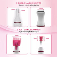 5 i 1 oppladbar epilator