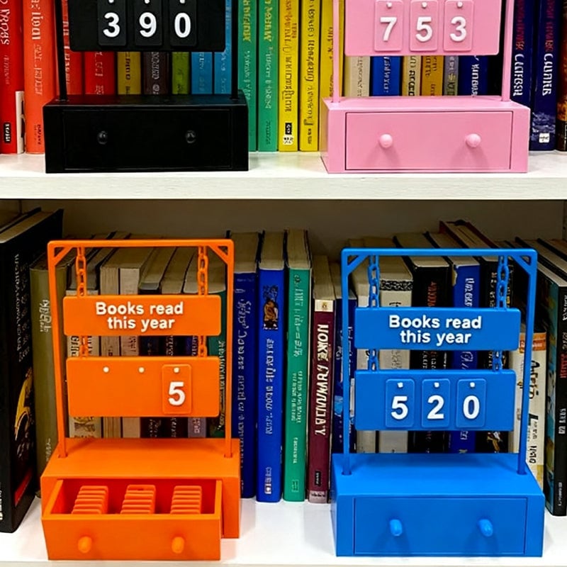 Hanging Book Counter With Numbers
