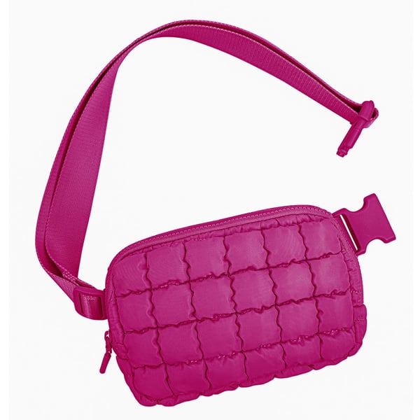 Checkered Down Crossbody Bag