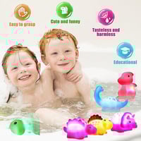 Glowing Dinosaur Shaped Bath Toy
