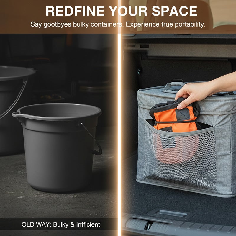 20L Collapsible Outdoor Water Bucket