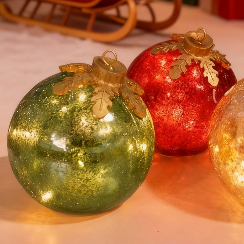 Glas-Tisch-Weihnachtsornamente