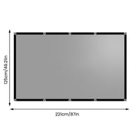 Metallic Anti-Light Projector Screen