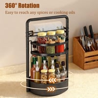 Paper Towel & Seasoning Storage Rack