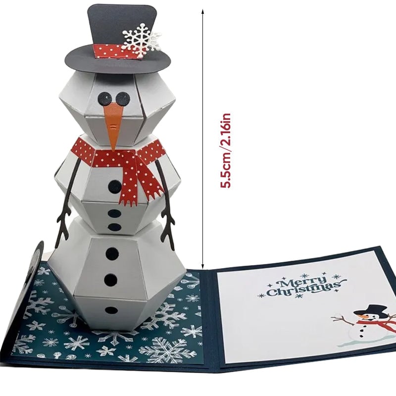 3D-Pop-Up-Weihnachtskarte