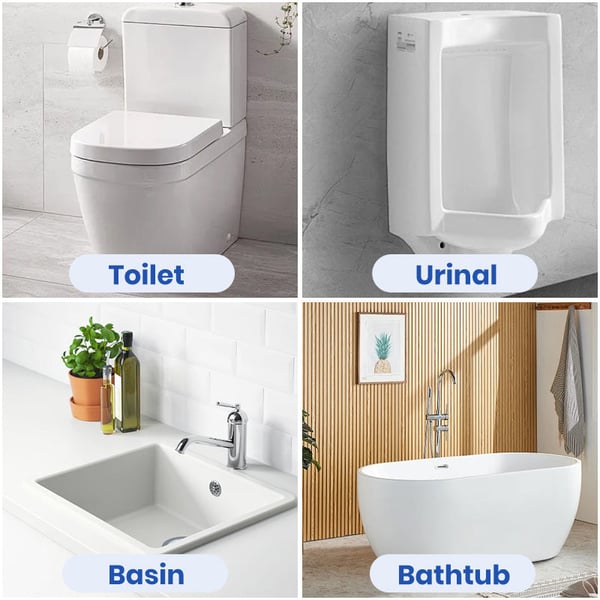 Electric Toilet Brush and Holder Set