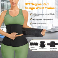 Taljestrammende bælte med velcrostropper