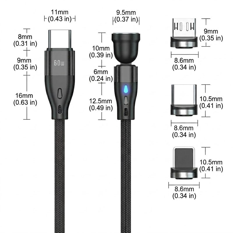 Magnetic Data Cable