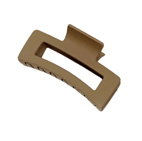 Minimalistische Silikon-Haifisch-Haarklammer