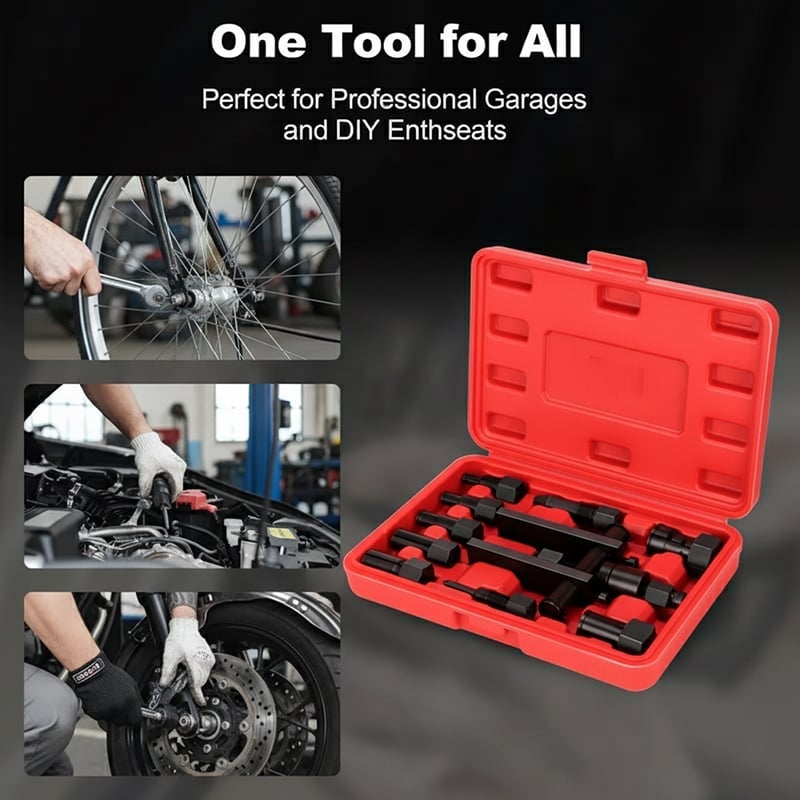 Motorcycle Wheel Inner Bearing Removal Tool Set