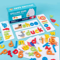 Wooden Alphabet Spelling Game for Kids