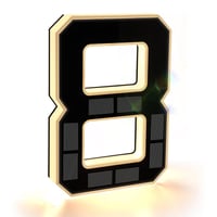 Solar-Powered Outdoor House Number Light
